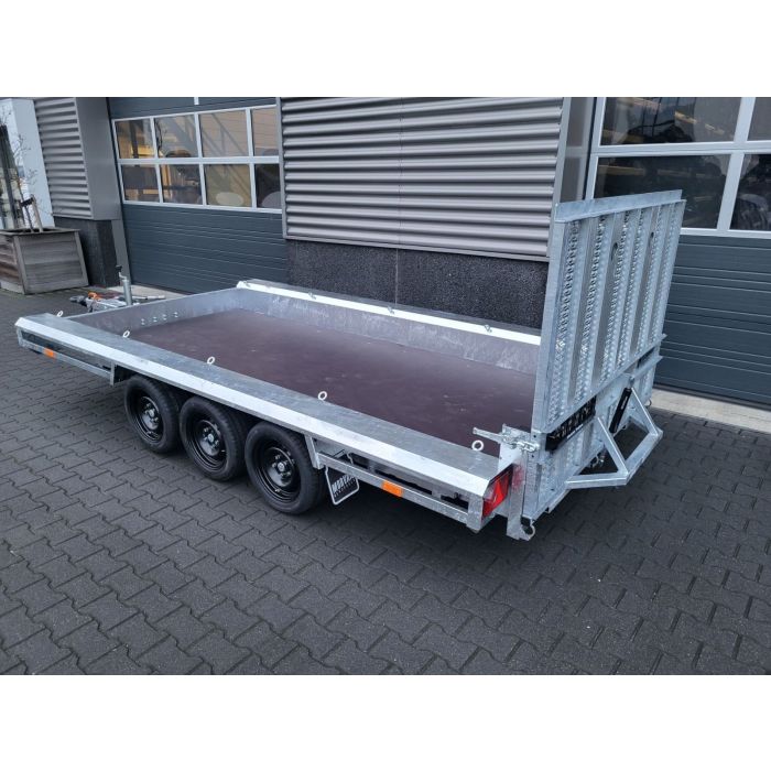 Vlemmix machinetransporter tridemas 480x180cm 3500kg