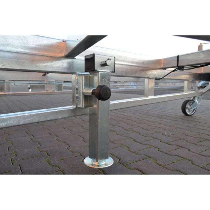 Vlemmix 20FT Remorque porte-conteneur 600x244cm 3500kg Tridem 3x1800kg