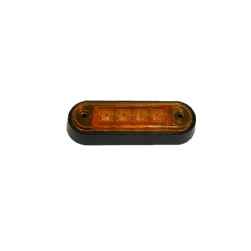 Zijmarkering oranje 4x LED 12/24v