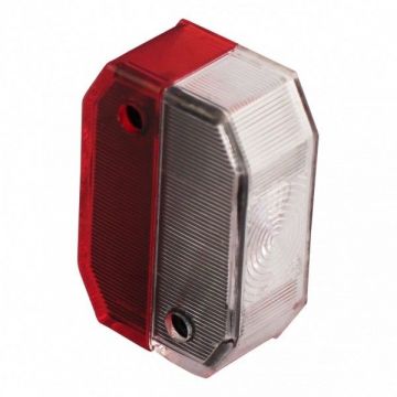 Aspock Flexipoint los lampglas wit/rood