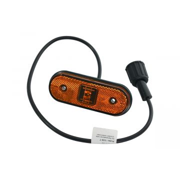 Aspock Unipoint 1 LED Oranje 12/24V met ASS2 Bajonet 31-2007-344