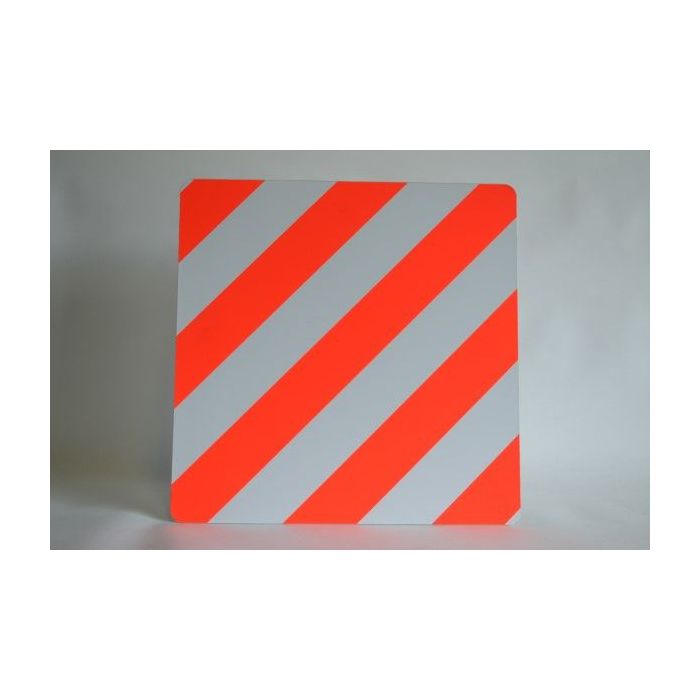 Jabeth Wilson efficiënt botsing Markeringsbord 50x50cm Aluminium rood/wit reflecterend | Masta