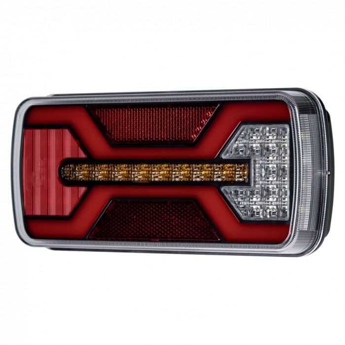 LED Achterlicht X-SPIDER 5-polig met mistlamp