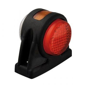Breedtelicht LED rood/wit/oranje kabel 20cm