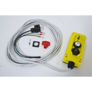 2-knops afstandsbediening voor hydraulische pomp met sleutel