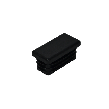 Insteekdop 40x20x1-2 mm zwart