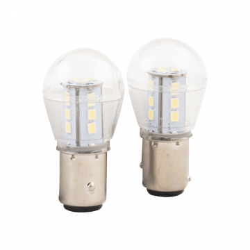 LED Bollamp 12V dubbele aansluiting set van 2