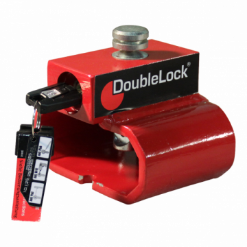 DoubleLock DIN-oog slot Triangle Lock RED SCM gekeurd