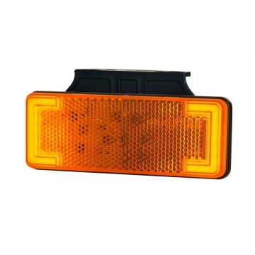 Reflectorlamp Oranje 113x44 mm LED 12/24V op houder
