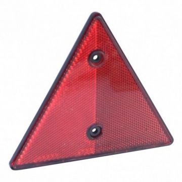Reflector driehoek rood  150x150