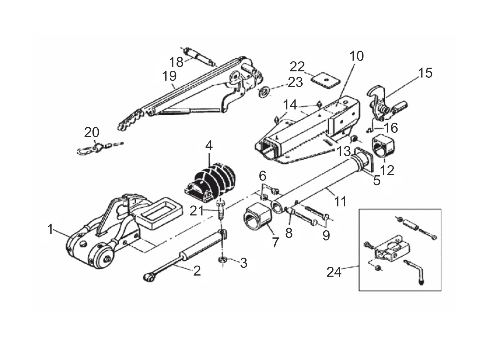 Plano de despiece para AL-KO ETI 811108 – Inercia dispositivo V 161s