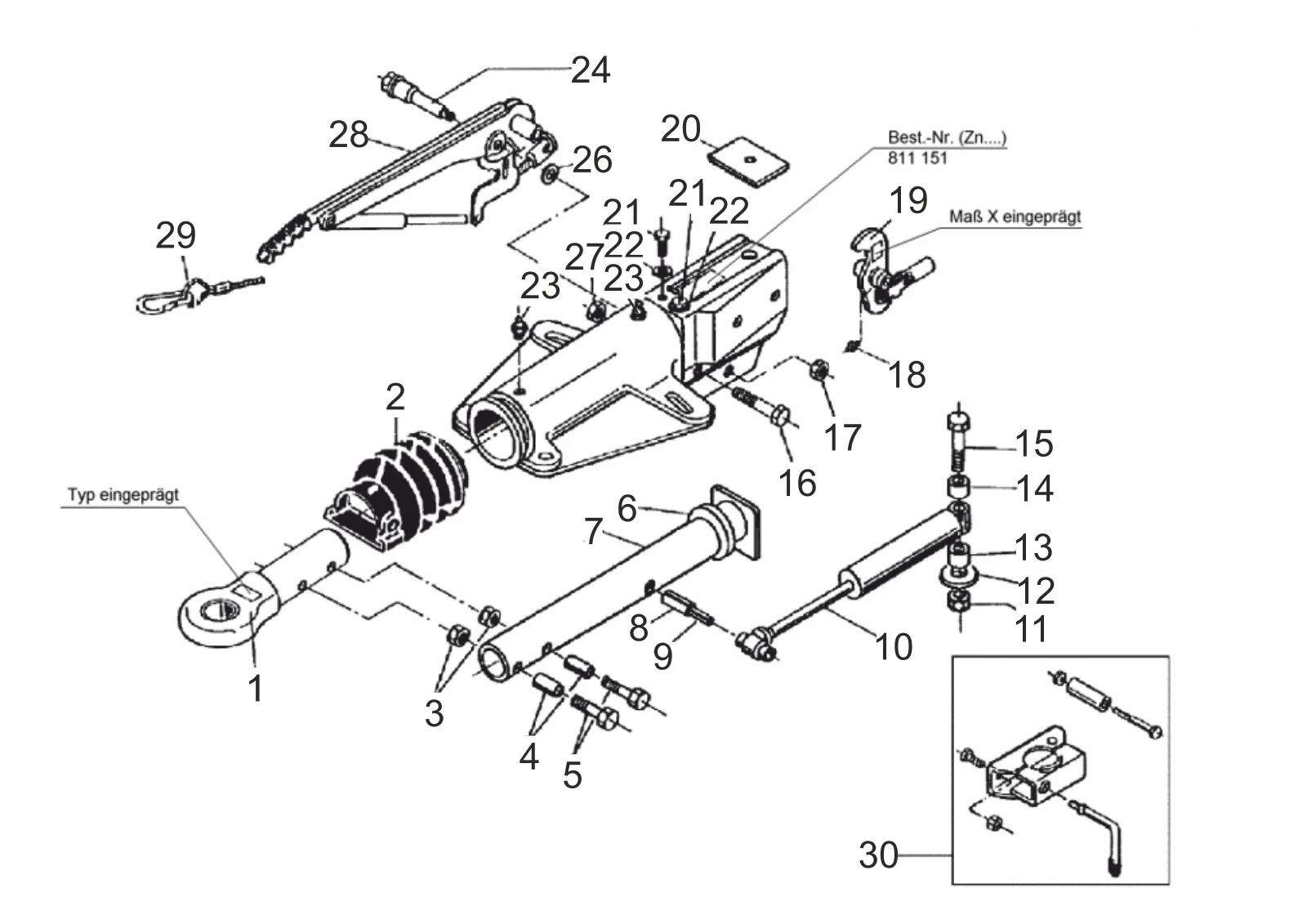 Plano de despiece para AL-KO ETI 811151 – Inercia dispositivo V 251g bottom conjunto