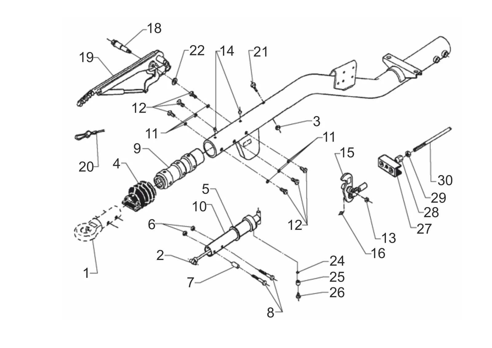 Plano de despiece para AL-KO ETI 811331 – Auflaufeinrichtung 131r atlas copco