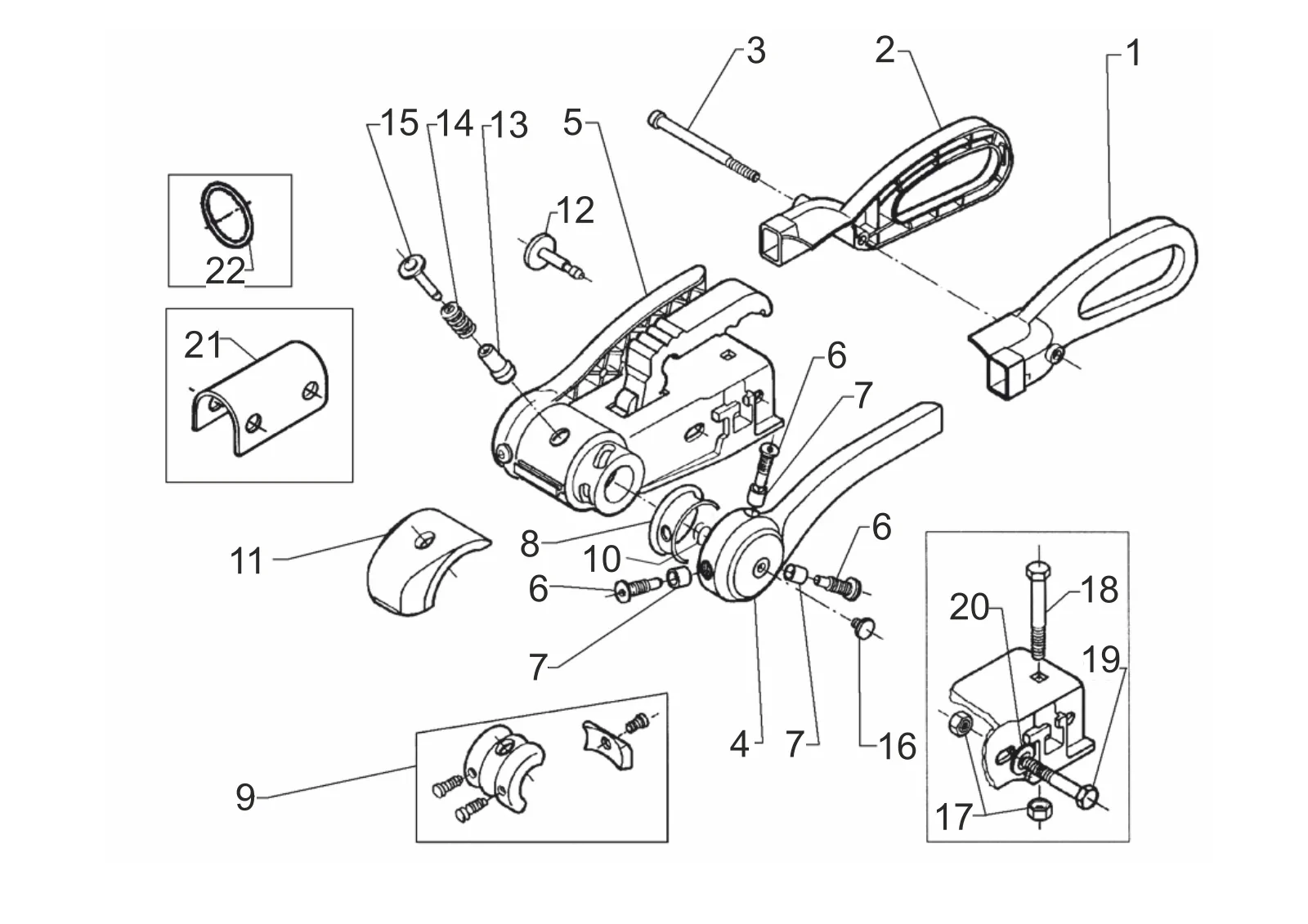 Plano de despiece para AL-KO ETI 811342 – Couplingaks2004 xl