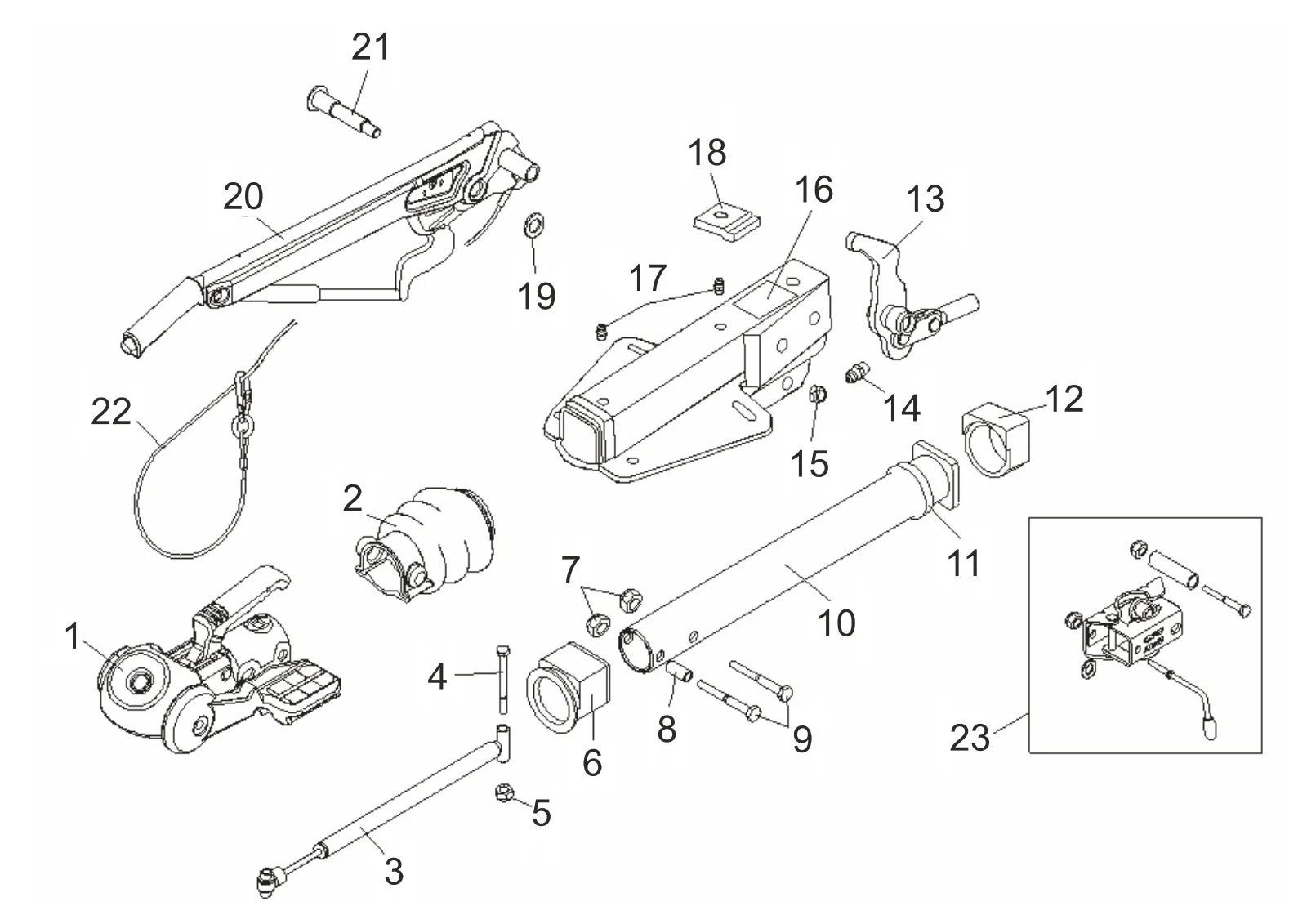 Plano de despiece para AL-KO ETI 811574 – Inercia dispositivo V 161s aks1300