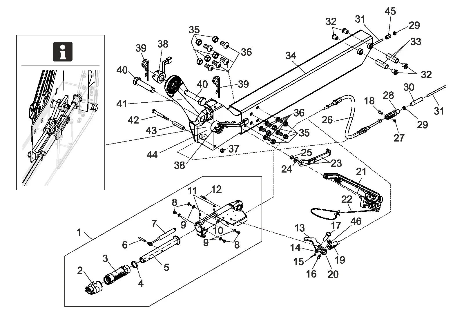 Plano de despiece para AL-KO ETI 812042 – Inercia dispositivo 270vb básico