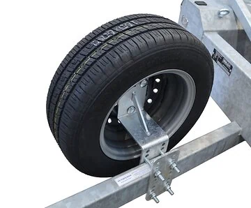 Spare Wheel Support Universal Lockable Drawbar Model