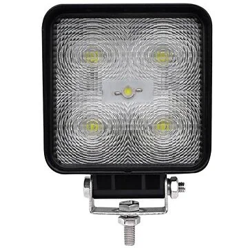 LED work light 15W 12/24V 116x116 mm with cable