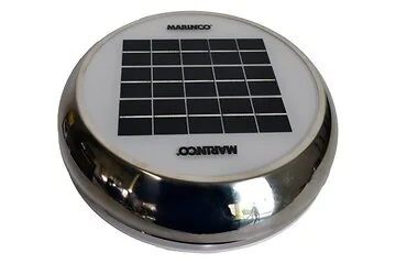 Ventilateur de toit en acier inoxydable à énergie solaire
