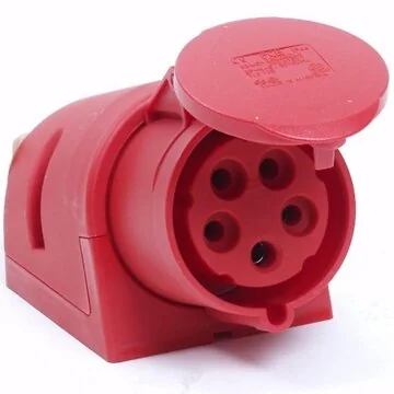 CEE Stekkerdoos 5 polig 32A rood