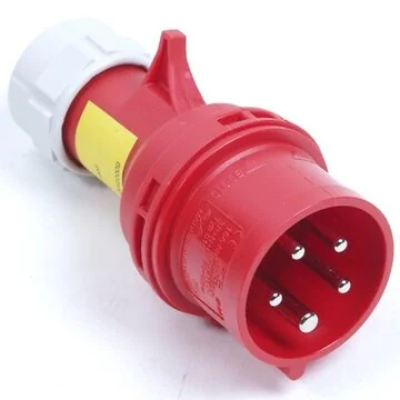 CEE Stekker 5 polig 16A rood
