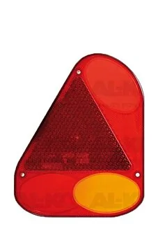 Fristom Rear Lamp Glass Left with Triangle