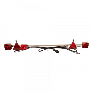 Verlichtingsbalk instelbaar 140-210cm 7-polig