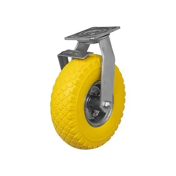 Zwenkwiel met rem 3.00-4 (260x85) Anti-lek wiel 80kg