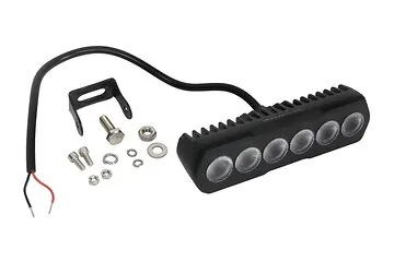 LED Werklamp 6xLED Spreidlicht 160x45mm Zwart