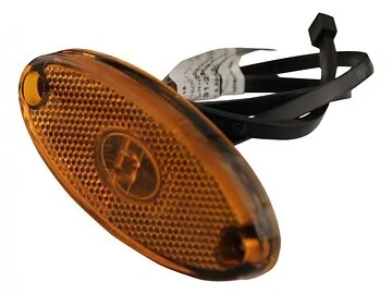 Aspock Flatpoint 2 LED Naranja 12V 50cm cable